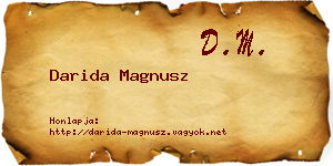 Darida Magnusz névjegykártya